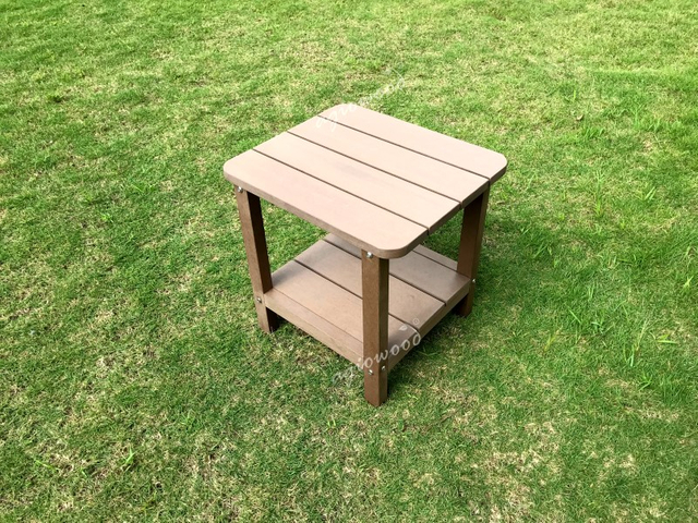 Rjochthoekige bûtenkant fan sydtafel