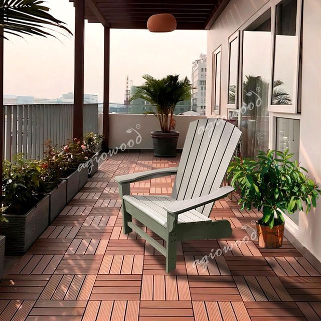 Balkon Porch Patio Outdoor Adirondack stoel